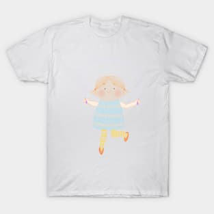 Girl on a skipping rope T-Shirt